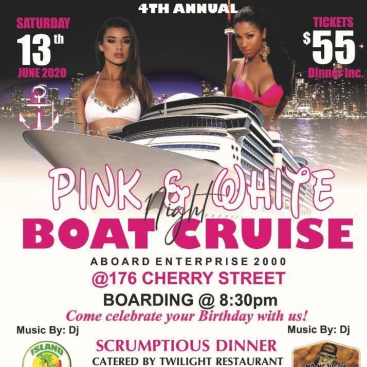 4th Pink and White Boat Cruise