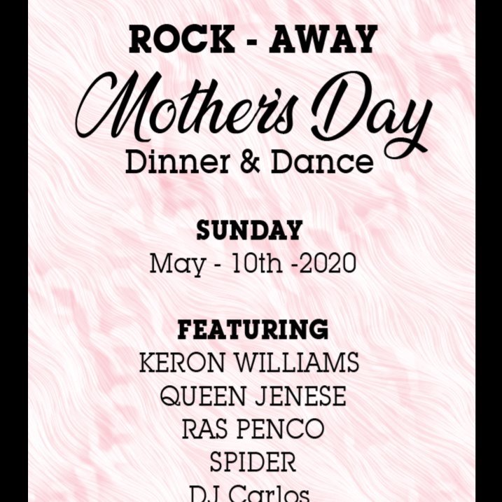 ROCK AWAY - MOTHERS DAY 2020 DINNER AND DANCE