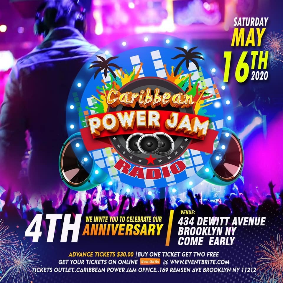 Caribbean Power Jam Radio 4th Year Anniversary 