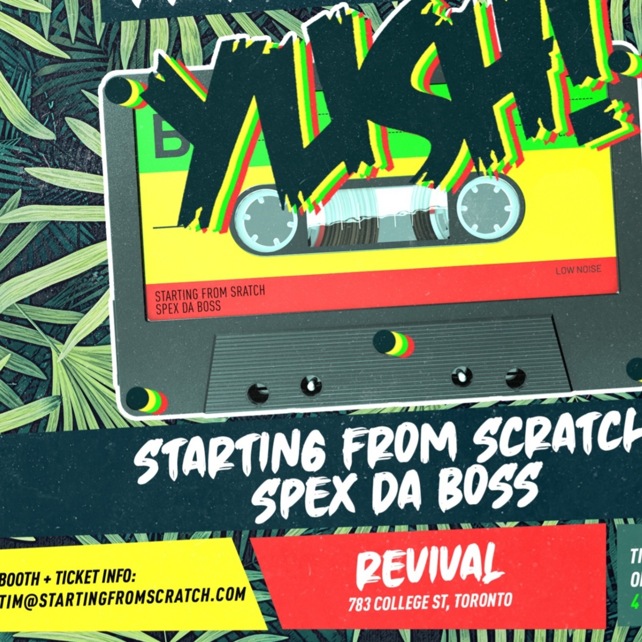 YUSH! - A JOURNEY THROUGH REGGAE MUSIC ~ FRIDAY JUNE 5th