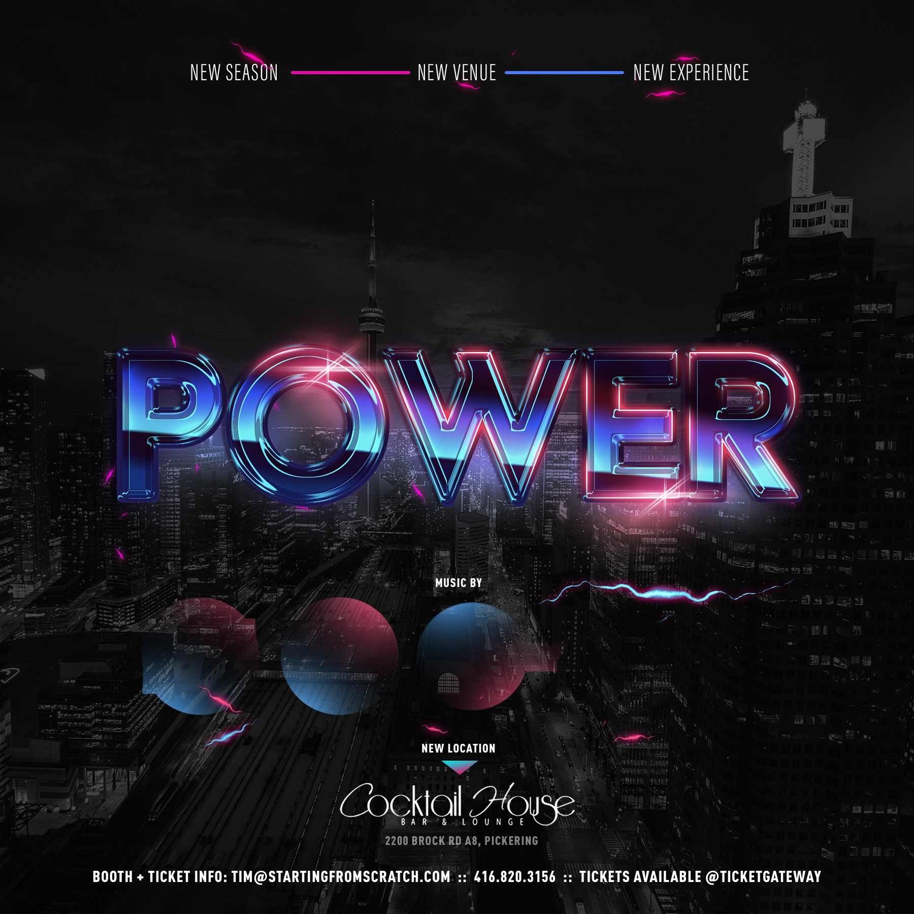 Power - The Long Weekend Party ~ THURS APRIL 9th