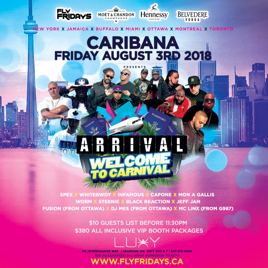 ARRIVAL | Caribana Friday 