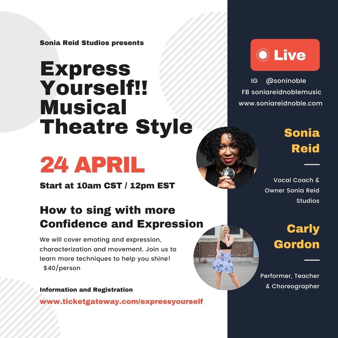 Express Yourself!! Singing Musical Theatre