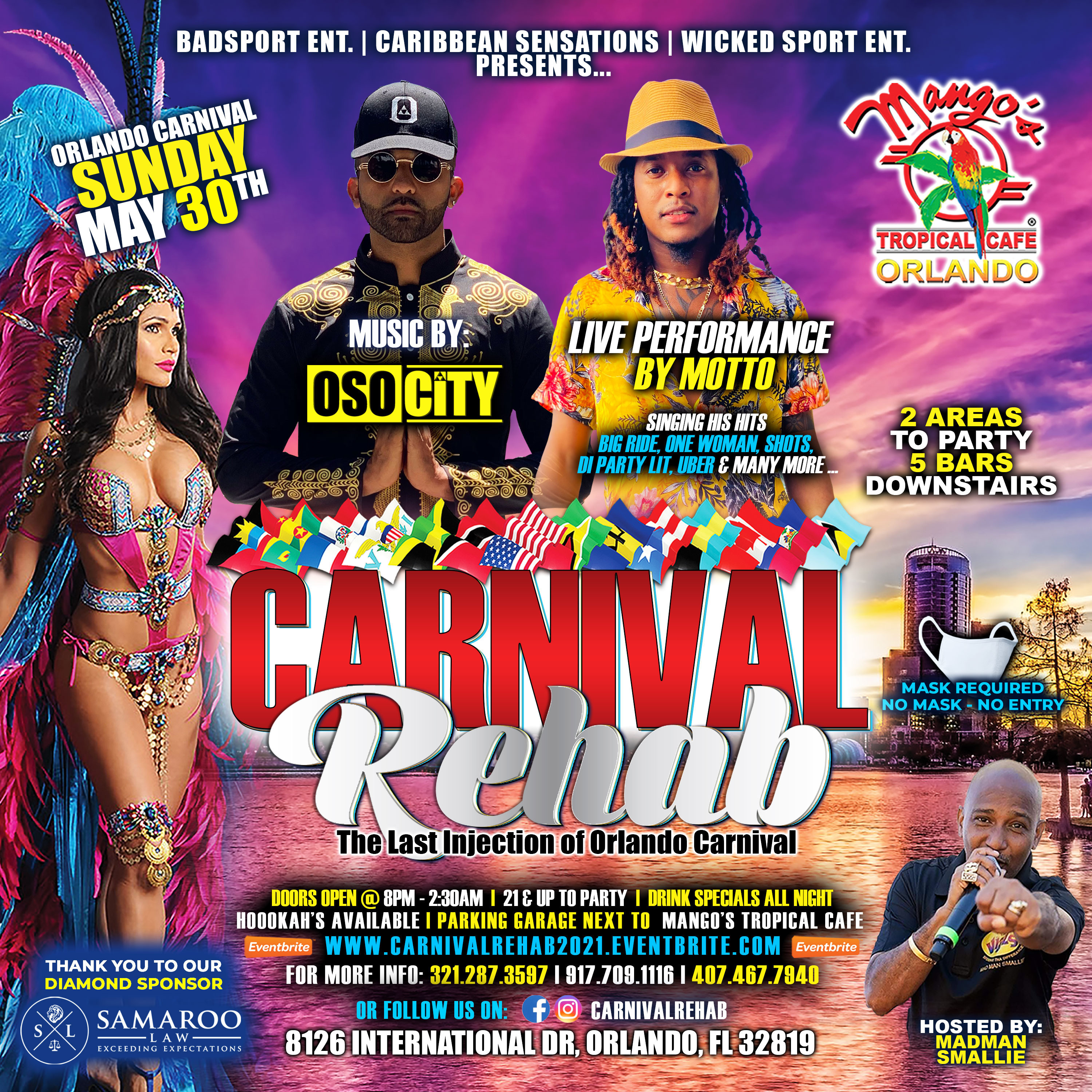 Carnival Rehab - Orlando Carnival 2021