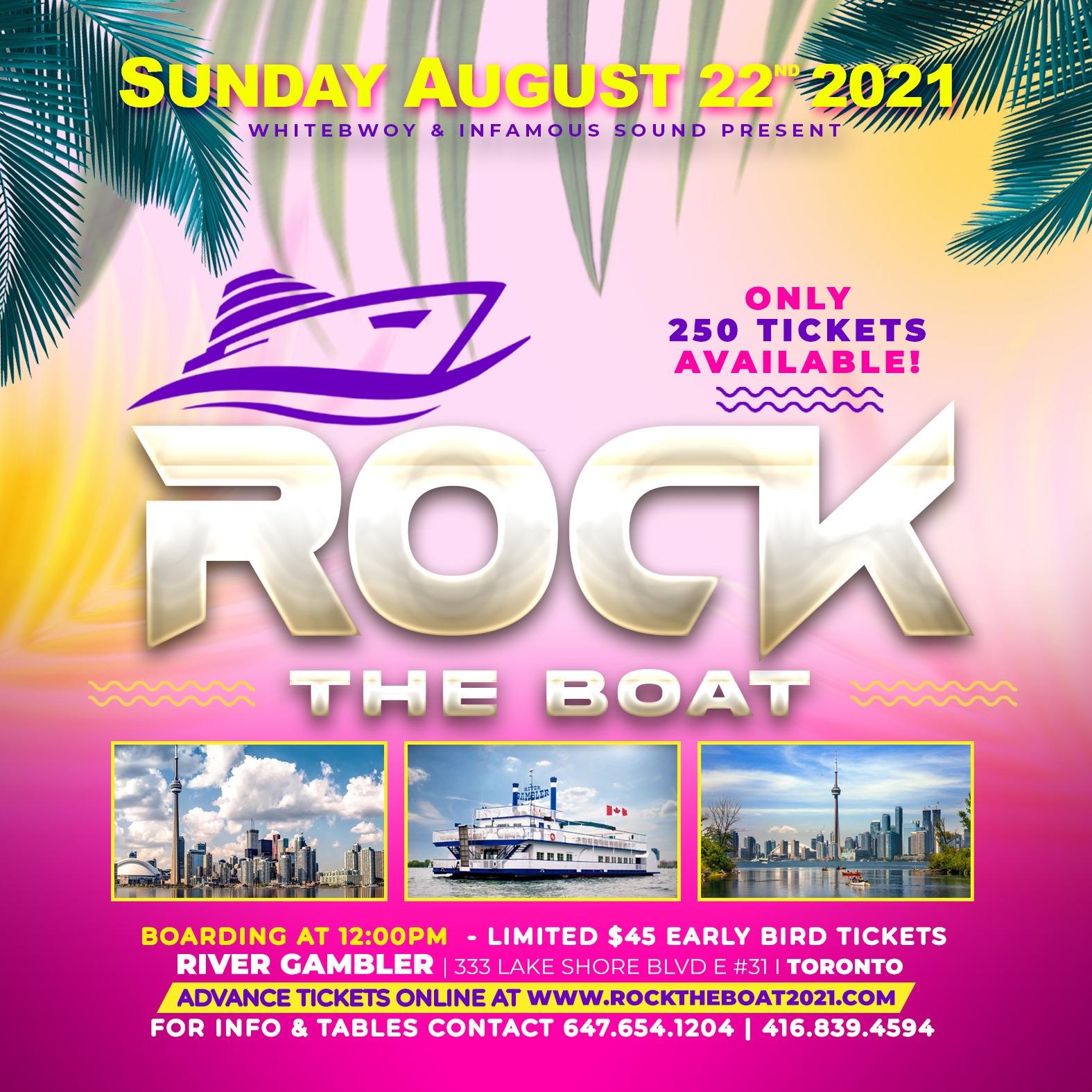 ROCK THE BOAT - BOAT CRUISE