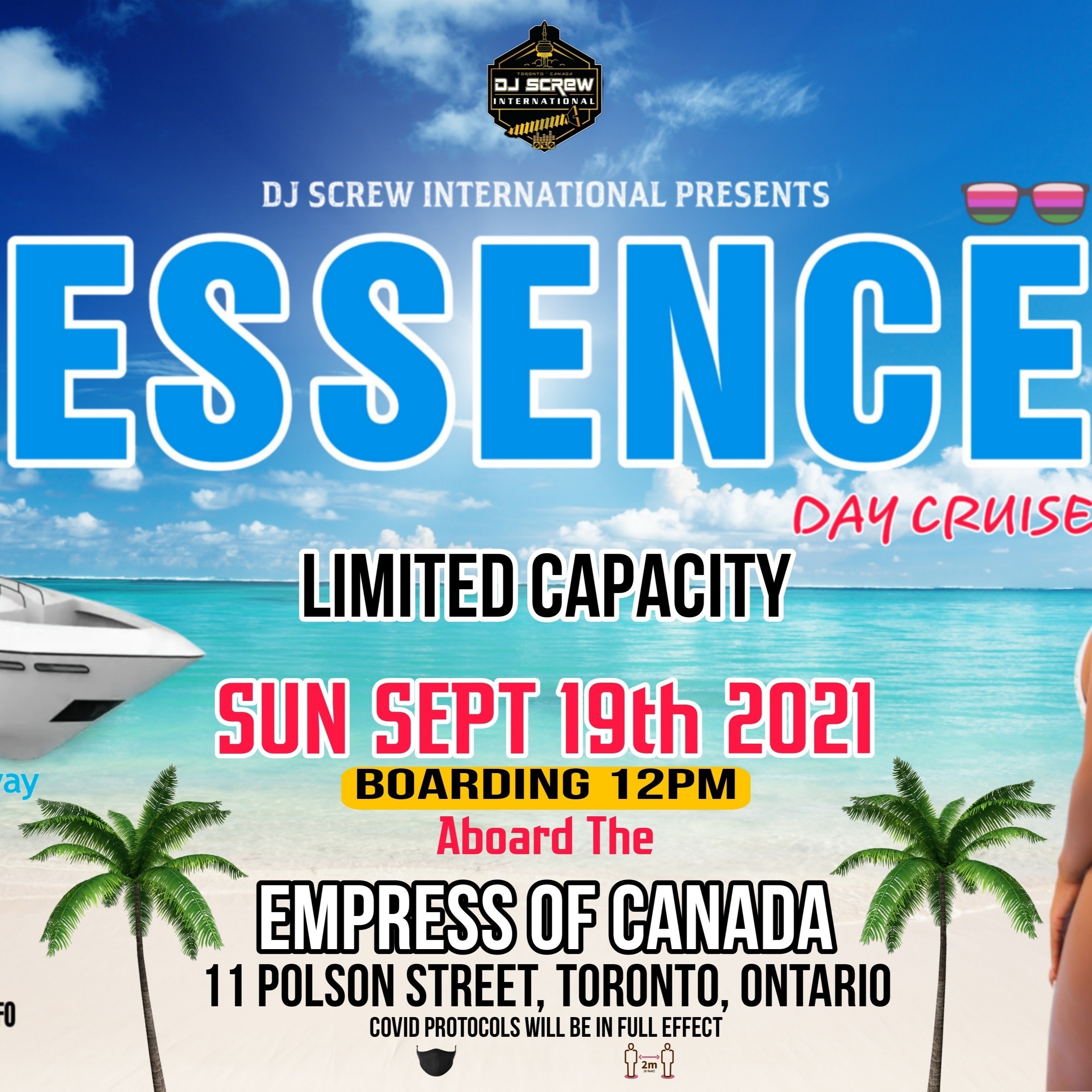 Essence Day Cruise event Ontario,Canadadjscrew