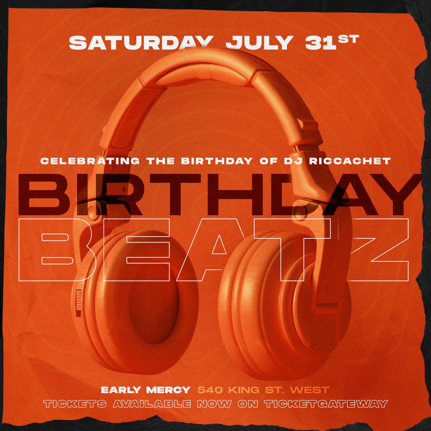 BIRTHDAY BEATZ “DJ Riccachet’s Birthday Bash”