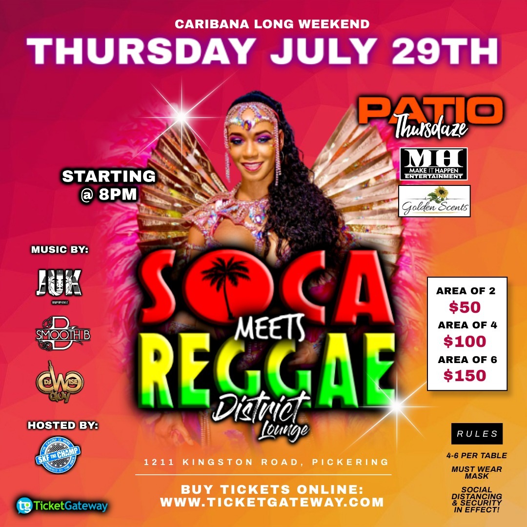 SOCA MEETS REGGAE