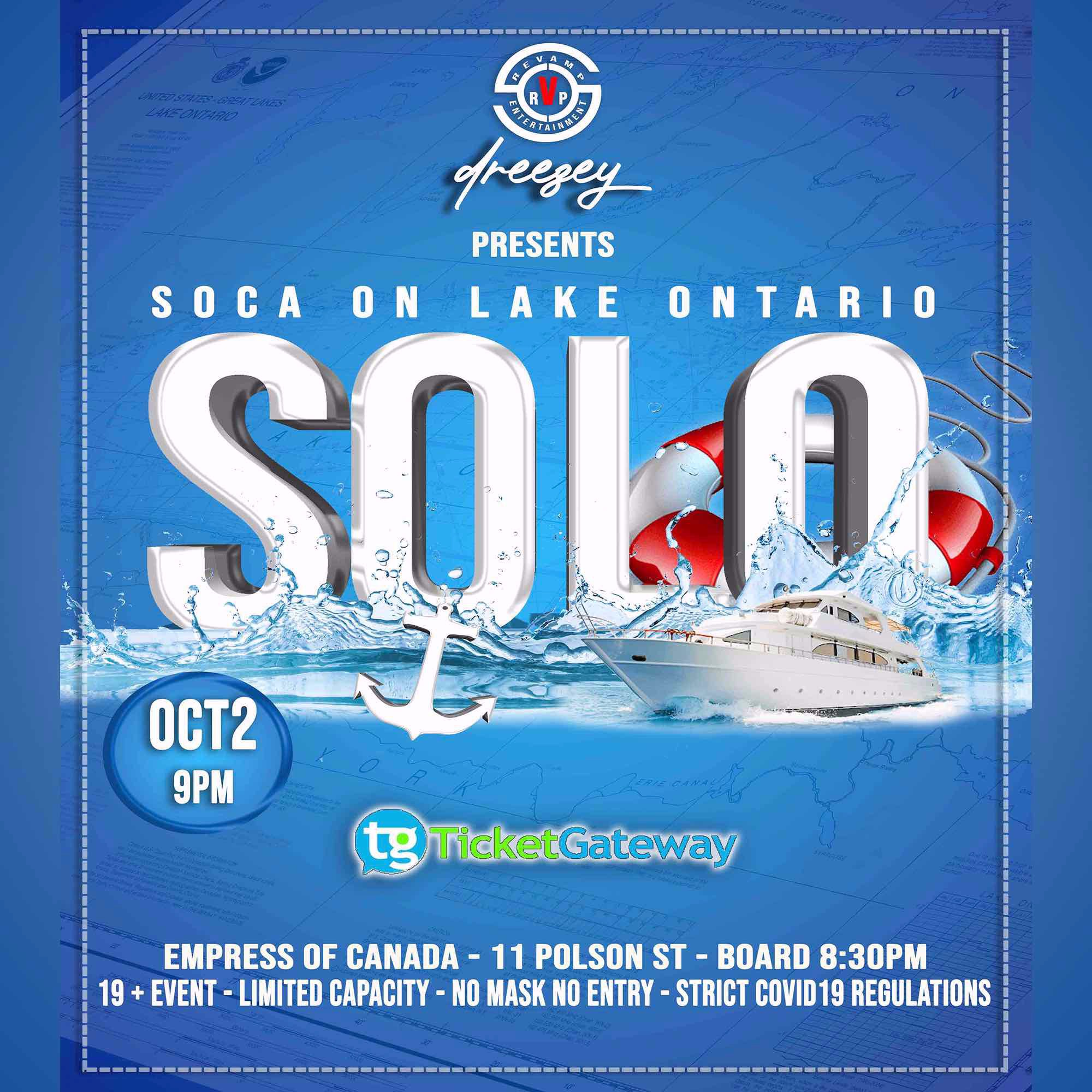 SOLO- Soca On Lake Ontario