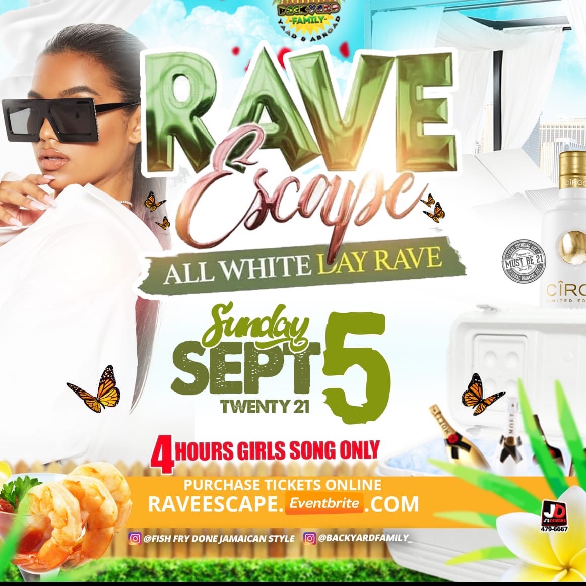 Rave Escape all white