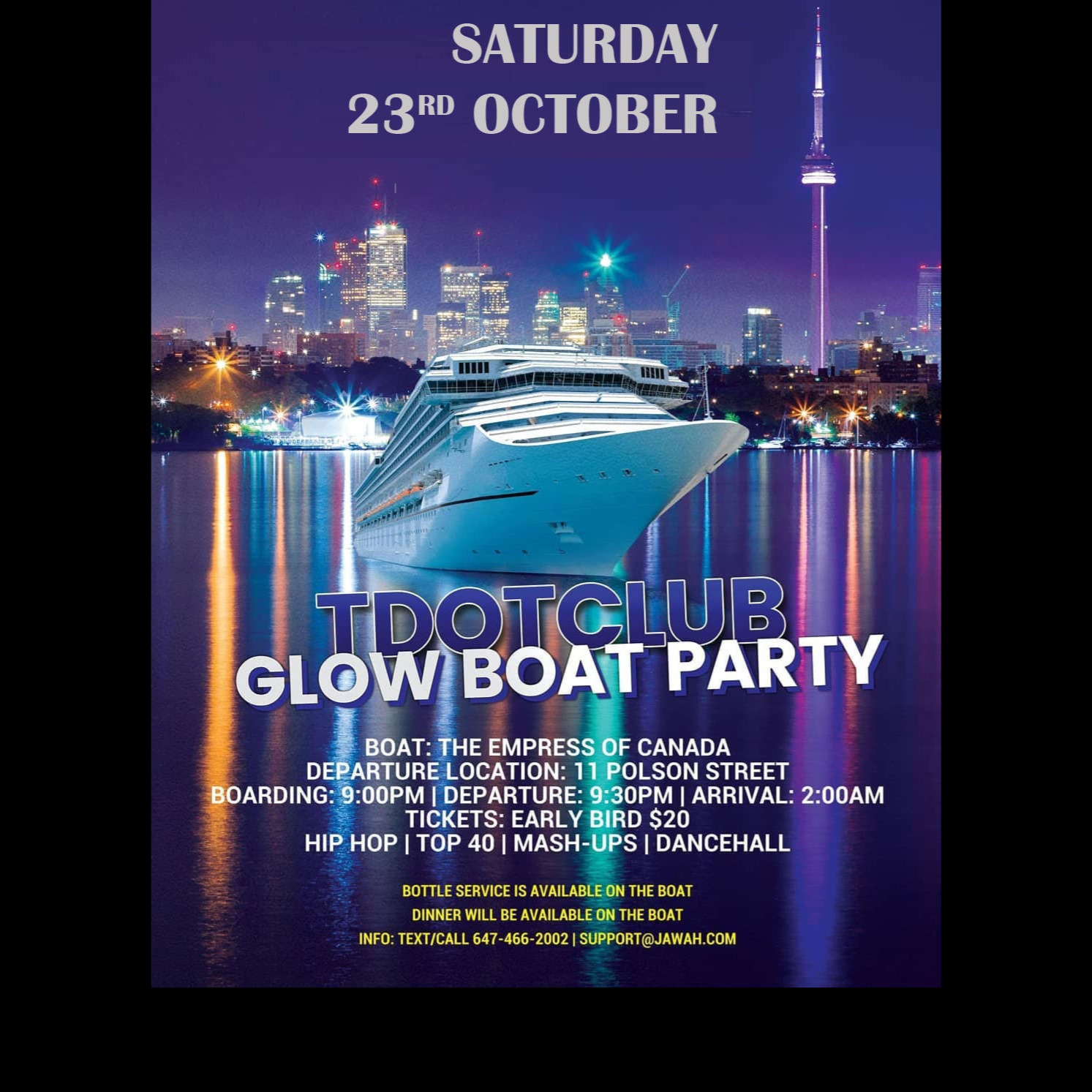 Tdotclub Glow Boat Party