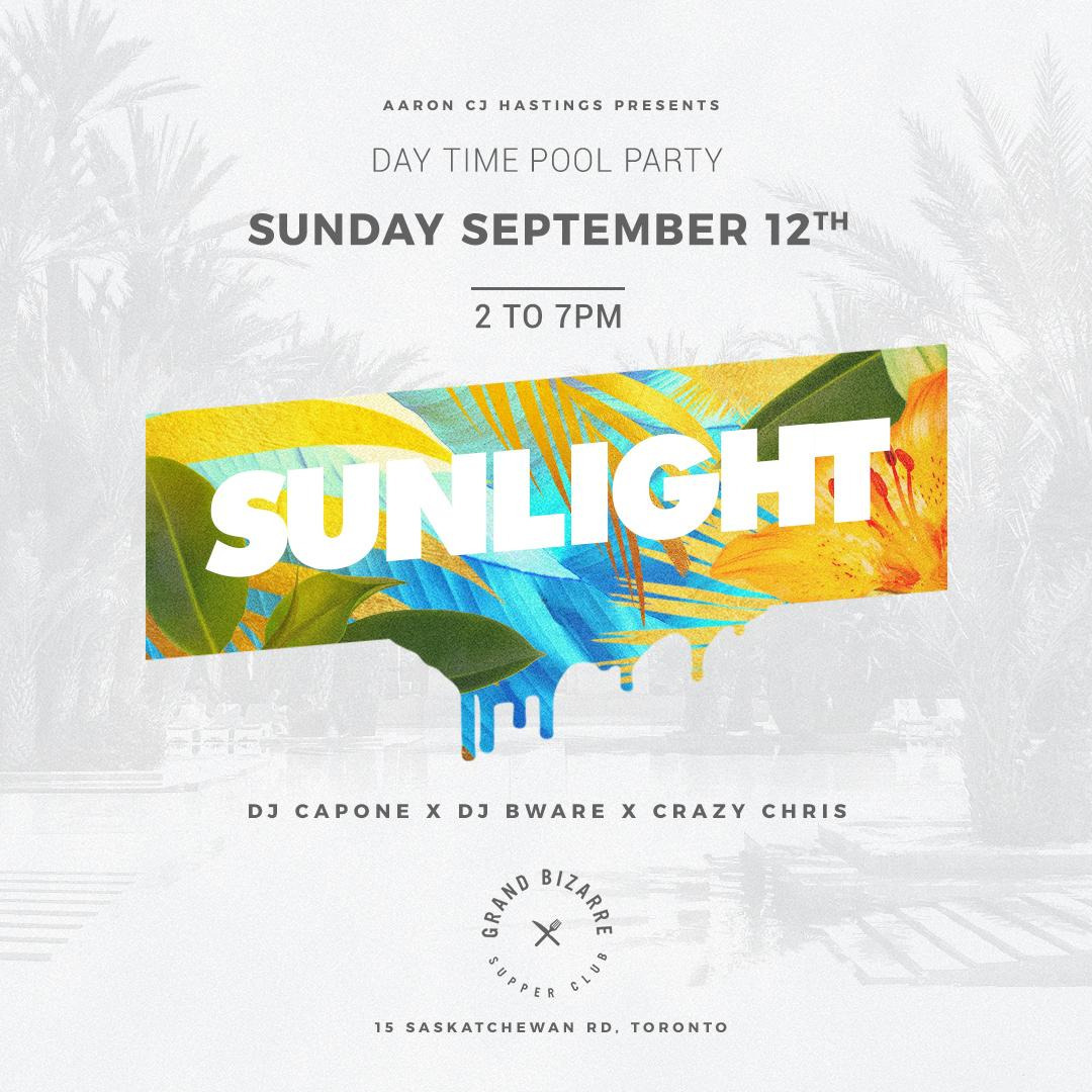 Sunlight - Day Time Pool Party 
