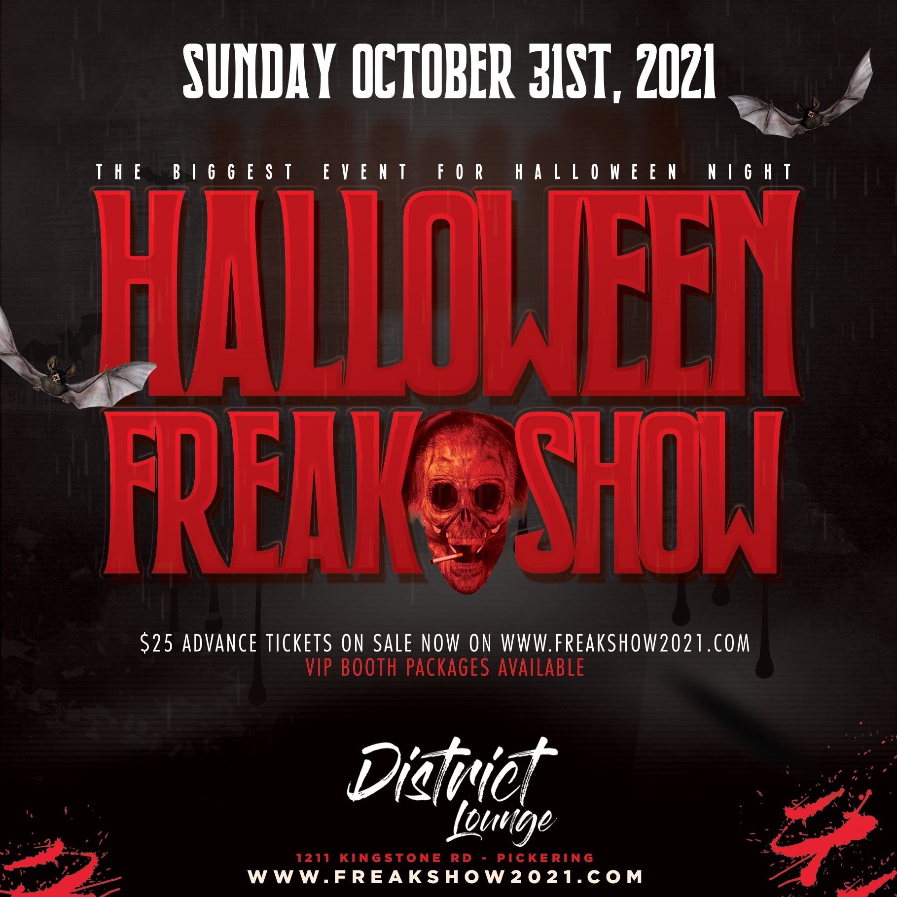 Halloween Fright Night event Ontario,CanadaINFAMOUS SOUNDCREW