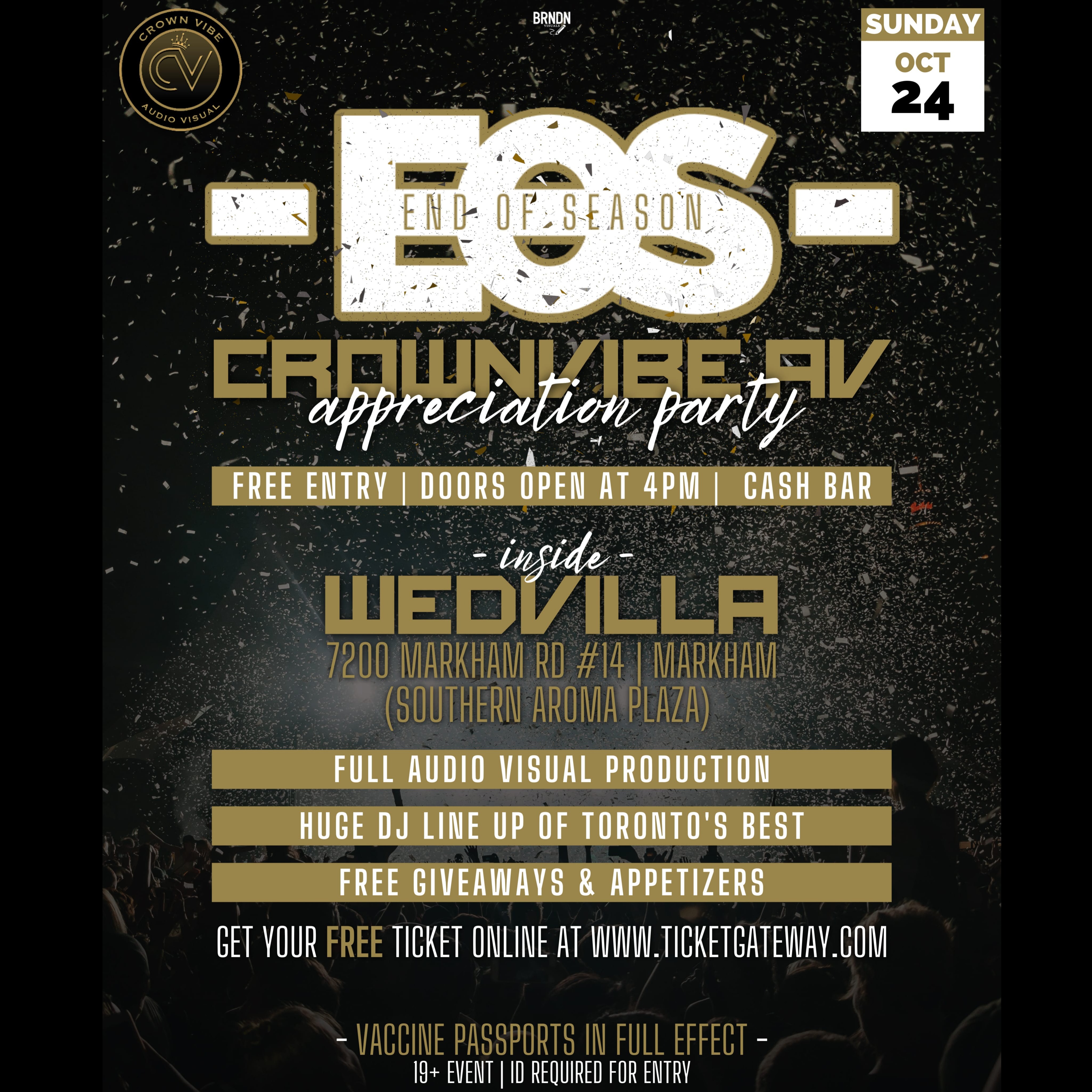 EOS - End Of Season Appreciation Party