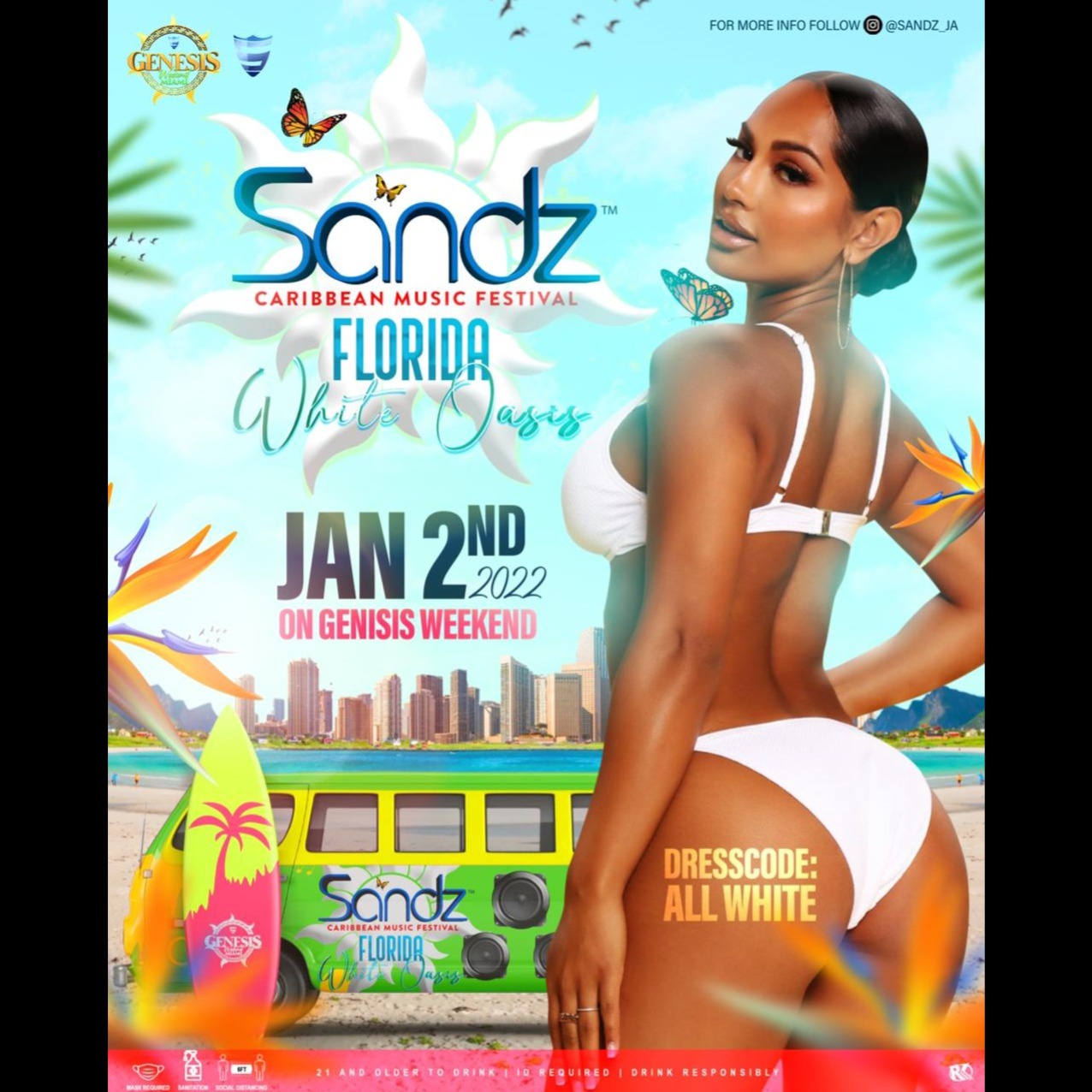 Sandz Florida - All White