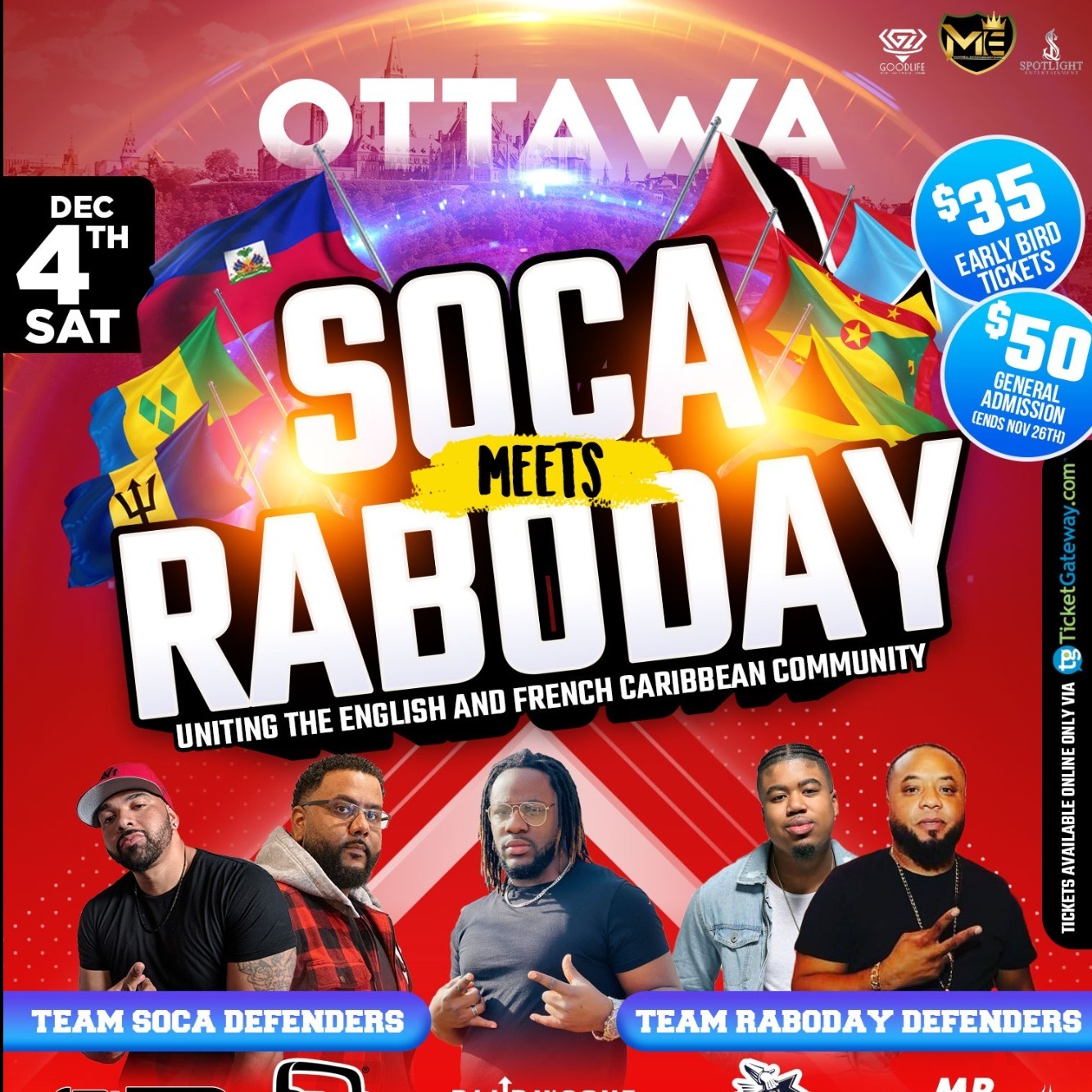 Soca MEETS Raboday (Ottawa)