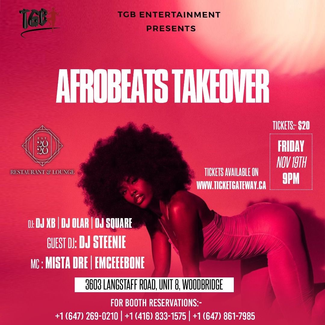 AFROBEATS TAKEOVER