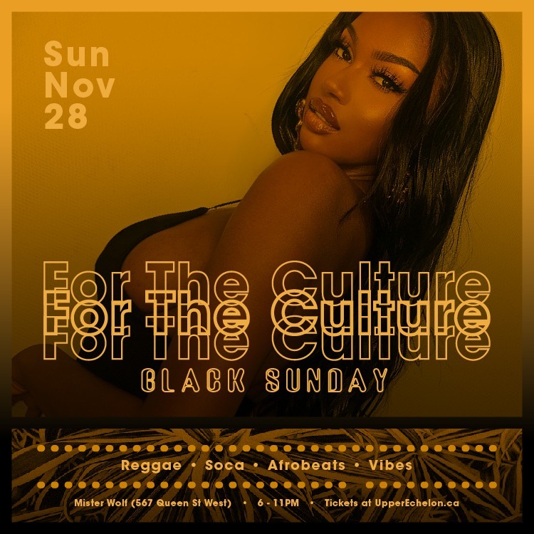 For The Culture: Black Sunday | All Black Day Party 