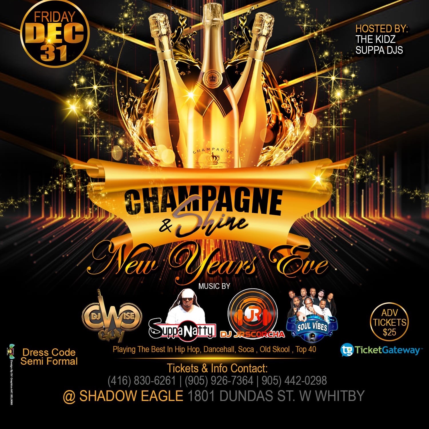 Champagne & Shine New Years Event