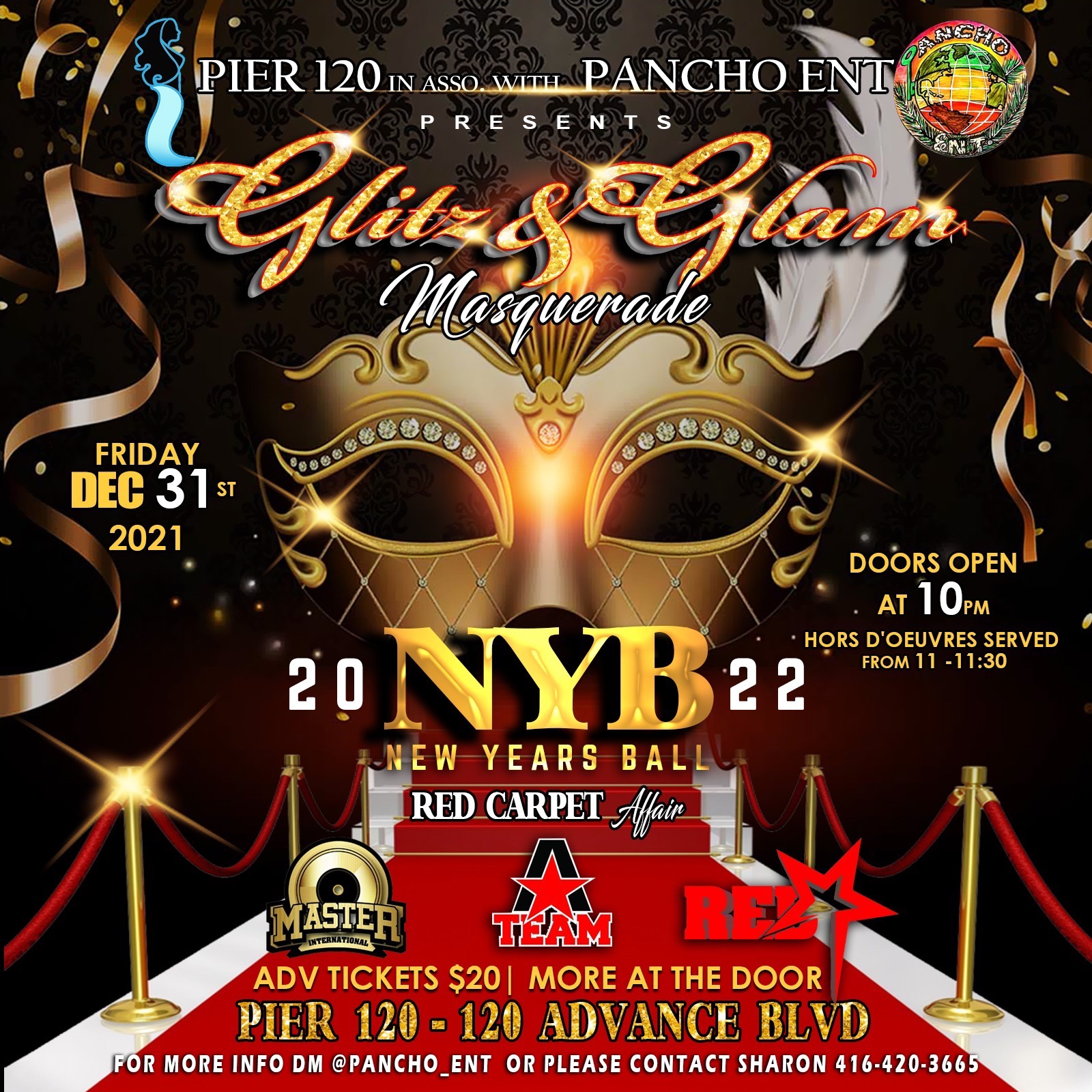 GLITZ & GLAM MASQUERADE NYB