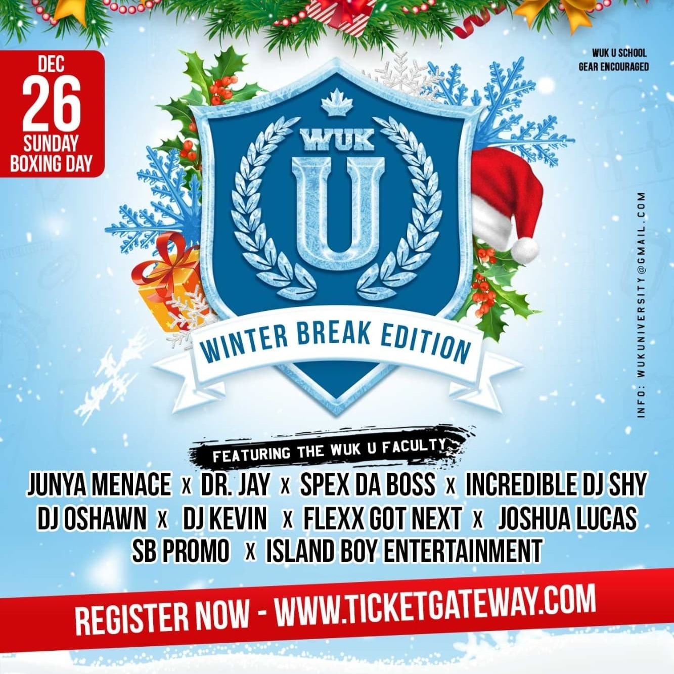 WUK U - WINTER BREAK 2021