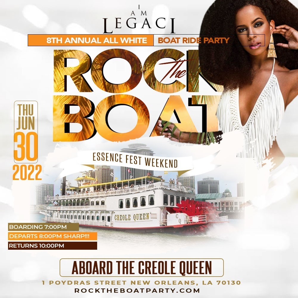 ROCK THE BOAT THE ALL WHITE BOAT RIDE PARTY | ESSENCE MUSIC FESTIVAL 2022 