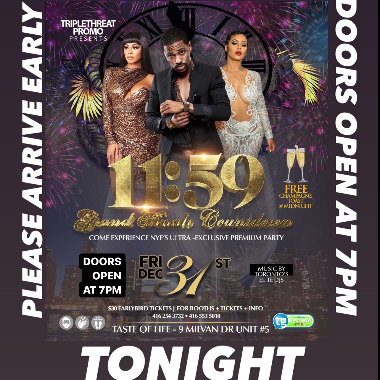 11:59 | THE NYE PARTY - DEC 31st