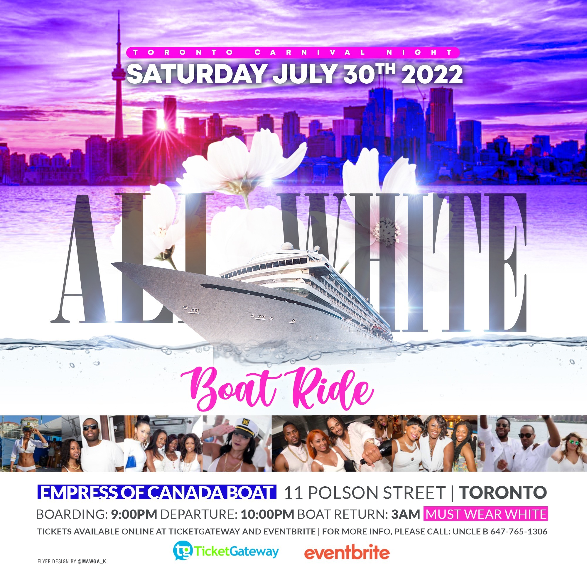 ALL WHITE BOAT RIDE 2022