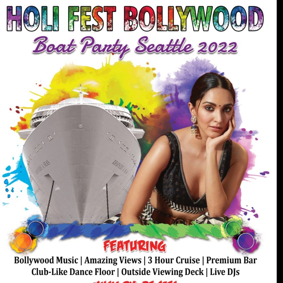 Holi Fest Bollywood Boat Party Seattle 2022 | After Party Included
