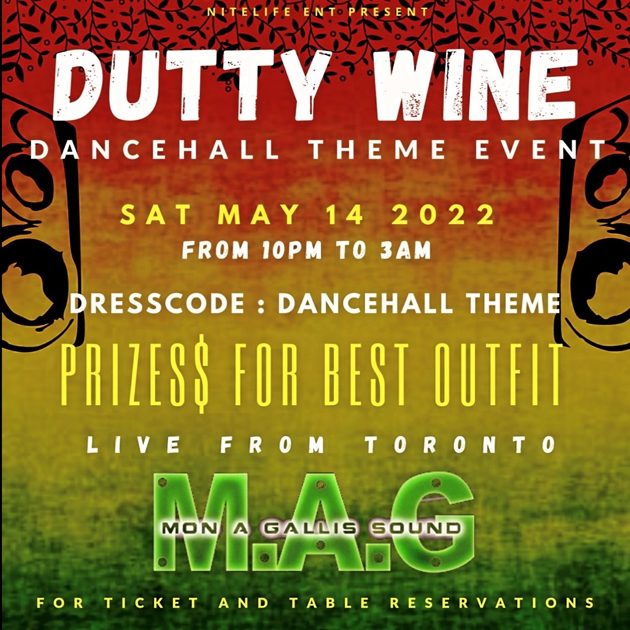 DUTTY WINE | DANCEHALL THEME EVENT