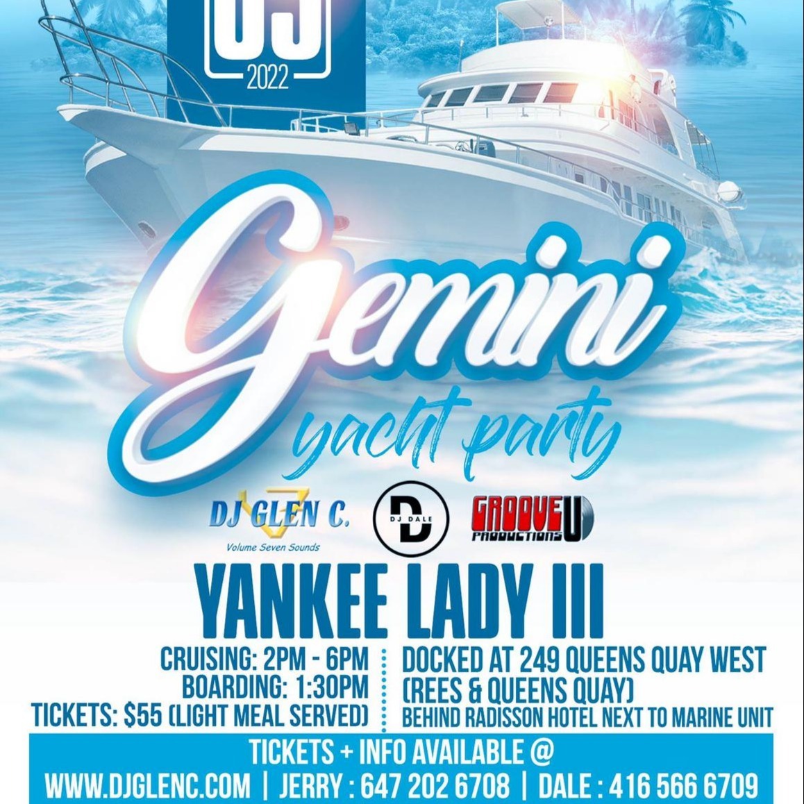 GEMINI YACHT PARTY - FOR THE LOVE OF MUSIC 2022