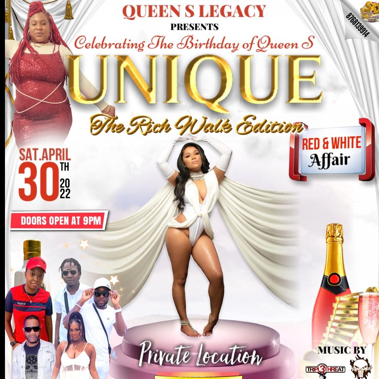 UNIQUE RICH WALK EDITION ( Red & White Affair )