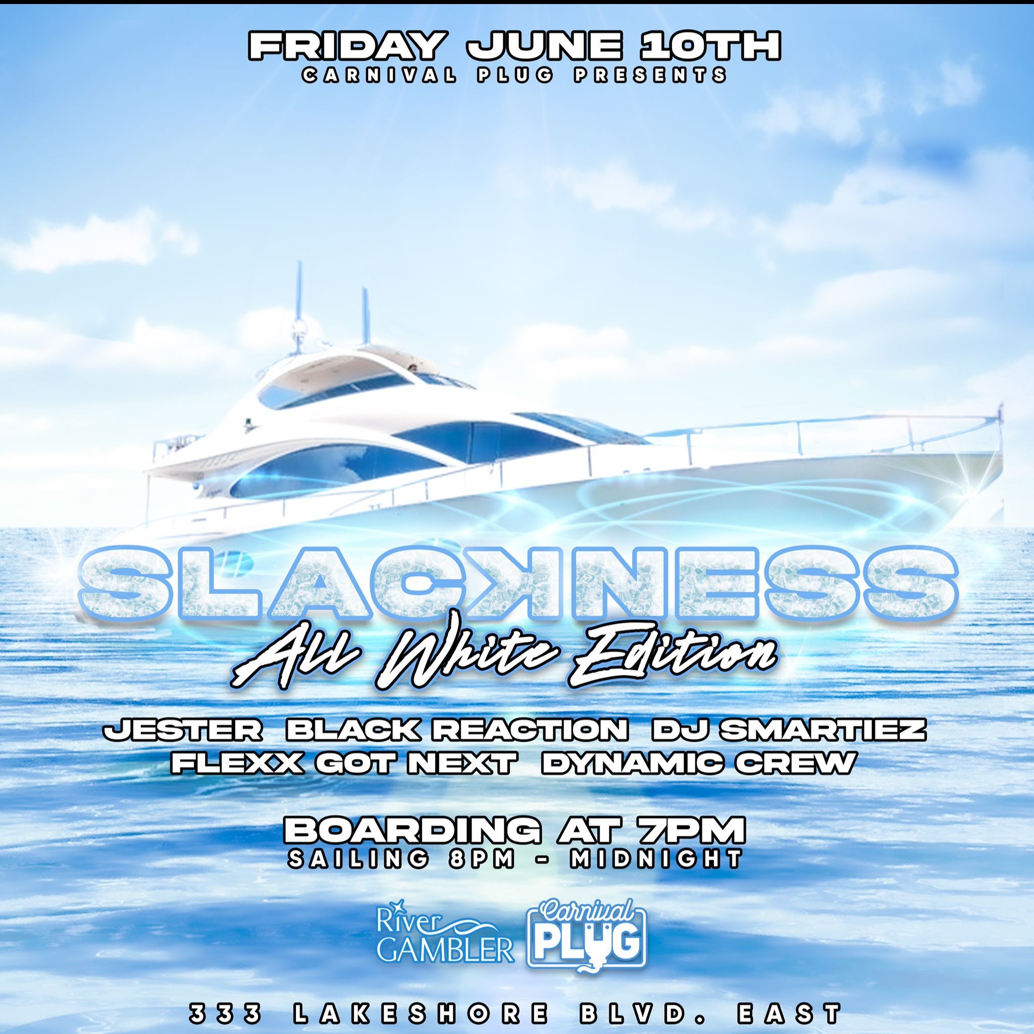 SLACꓘNESS ALL WHITE