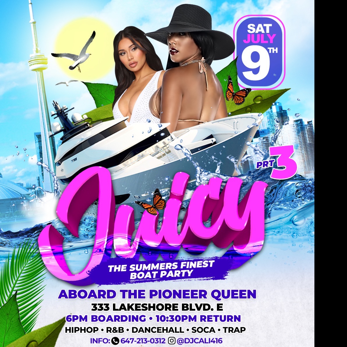 JUICY PT3 (SUMMERS FINEST BOAT CRUISE)