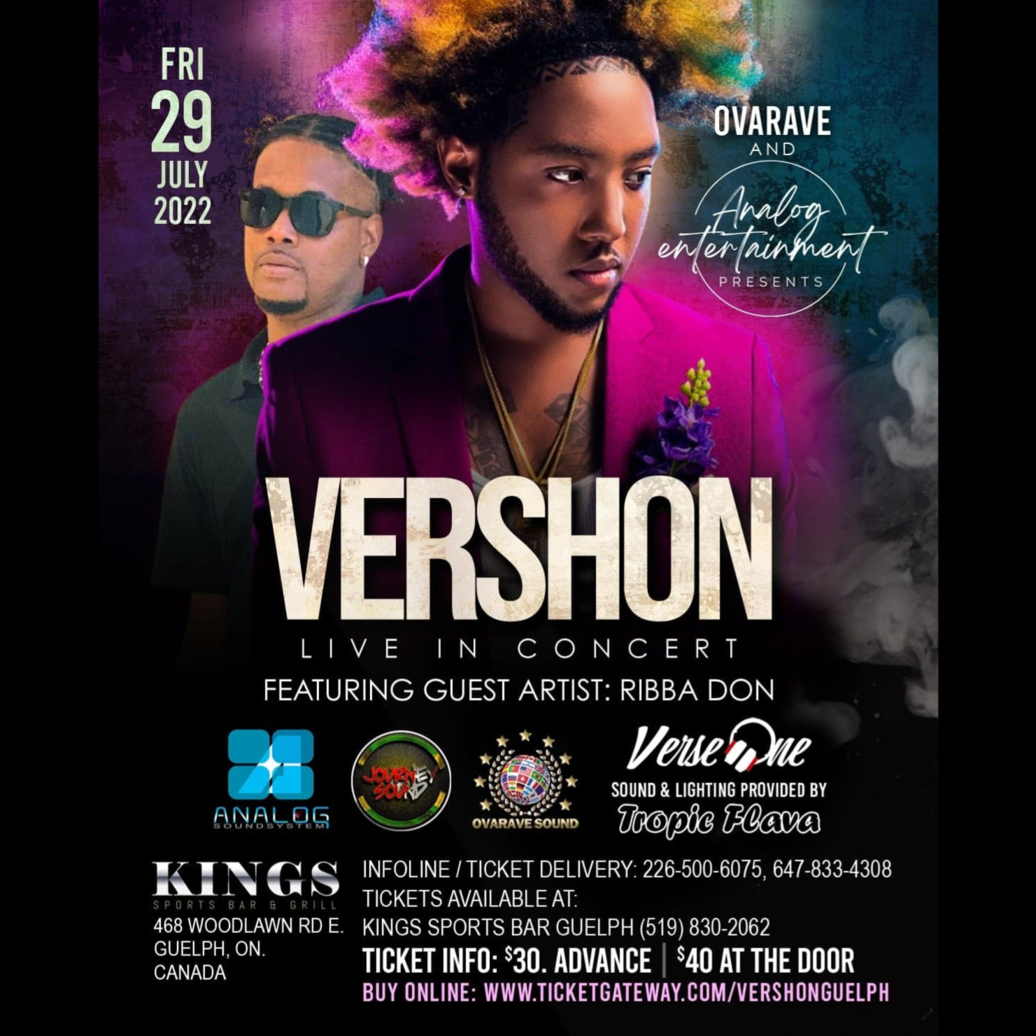 Vershon Live In Concert / Guelph Ontario Canada