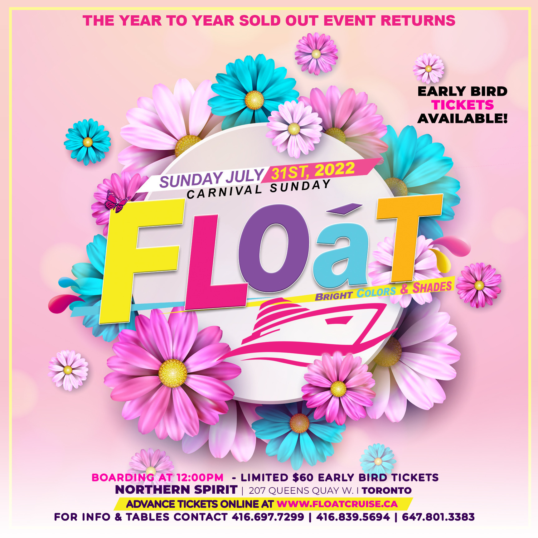FLOAT 2022 CRUISE - Bright Colours & Shades