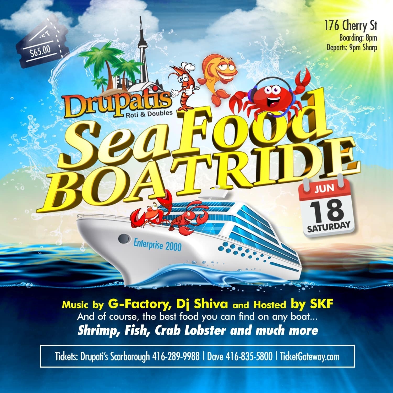 Drupatis Sea Food Boatride