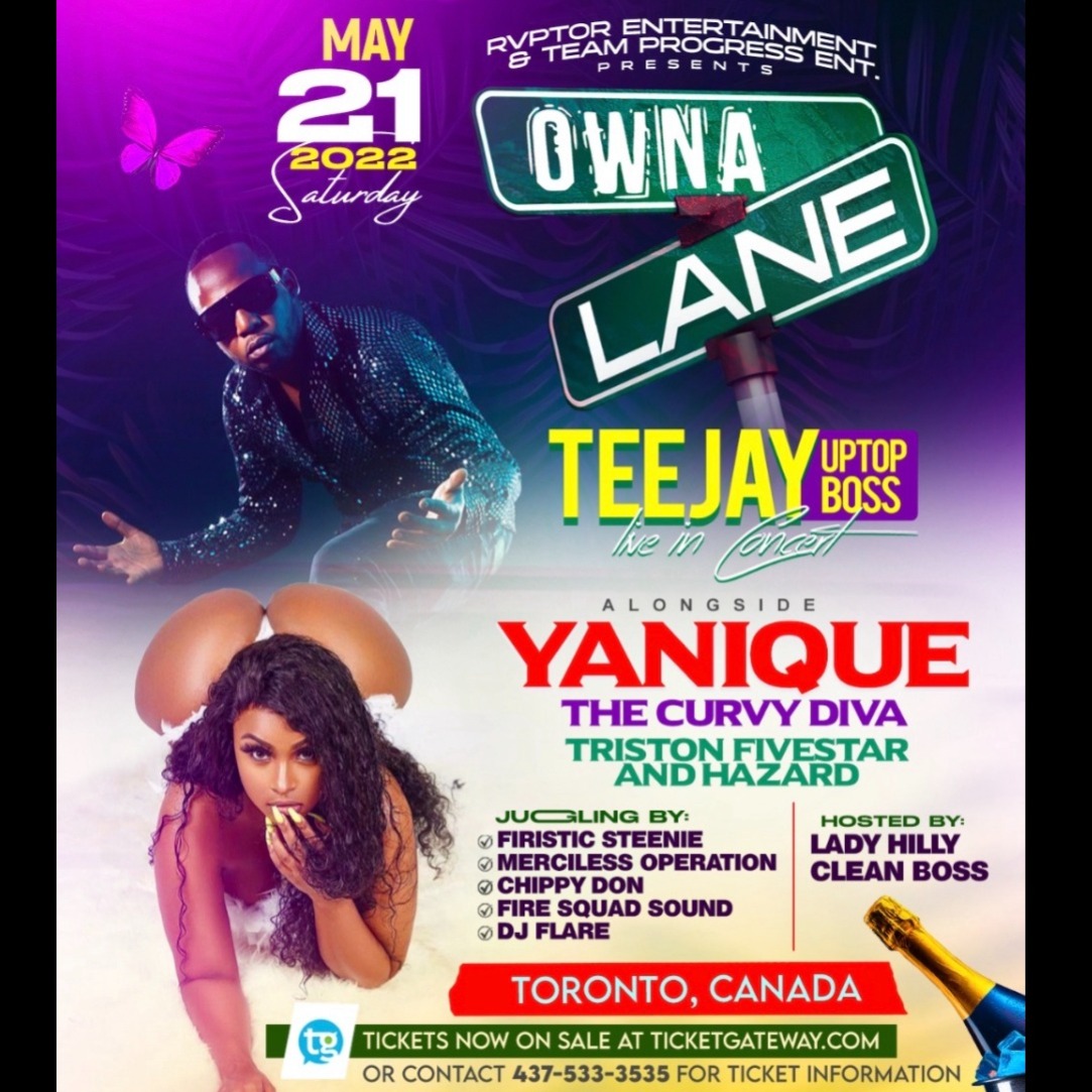 TEEJAY LIVE - OWNA LANE