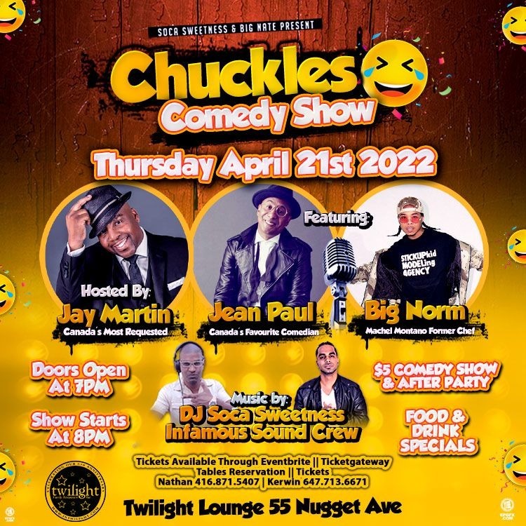 Chuckles Comedy Show & After Party