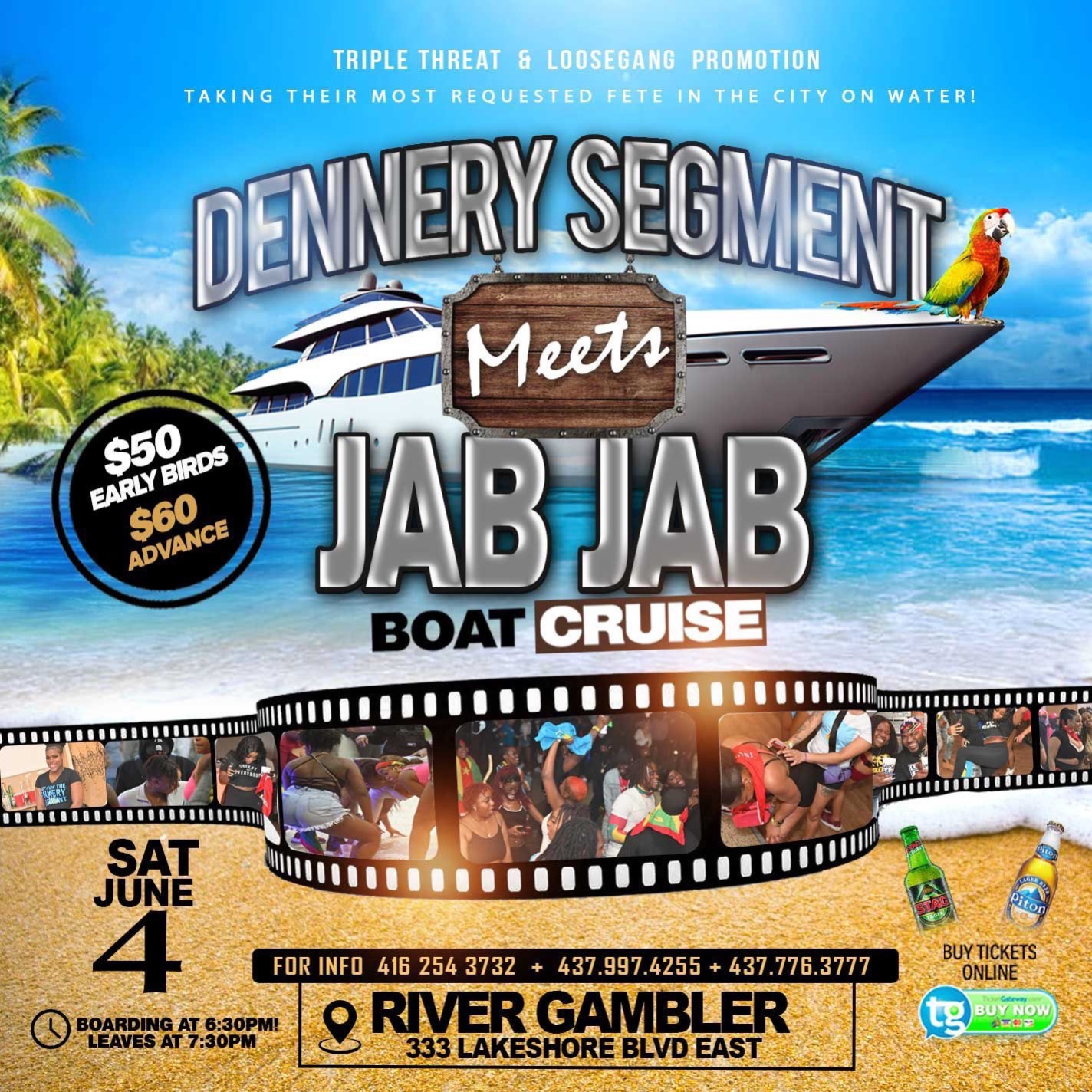 Dennery Segment Meets Jab Jab Boat Cruise