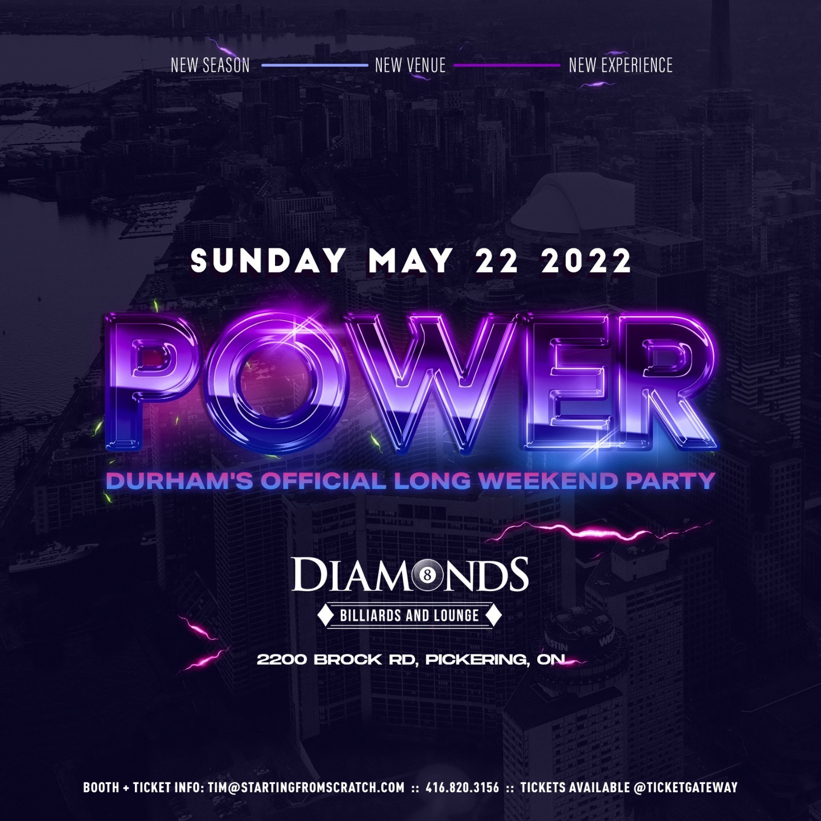 POWER - DURHAMS OFFICIAL LONG WEEKEND PARTY - MAY 22