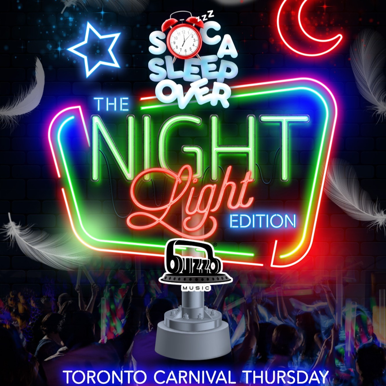 SOCA SLEEP OVER - Toronto Carnival THURS - The PJ Breakfast INCLUSIVE Fete - Going to 5am!