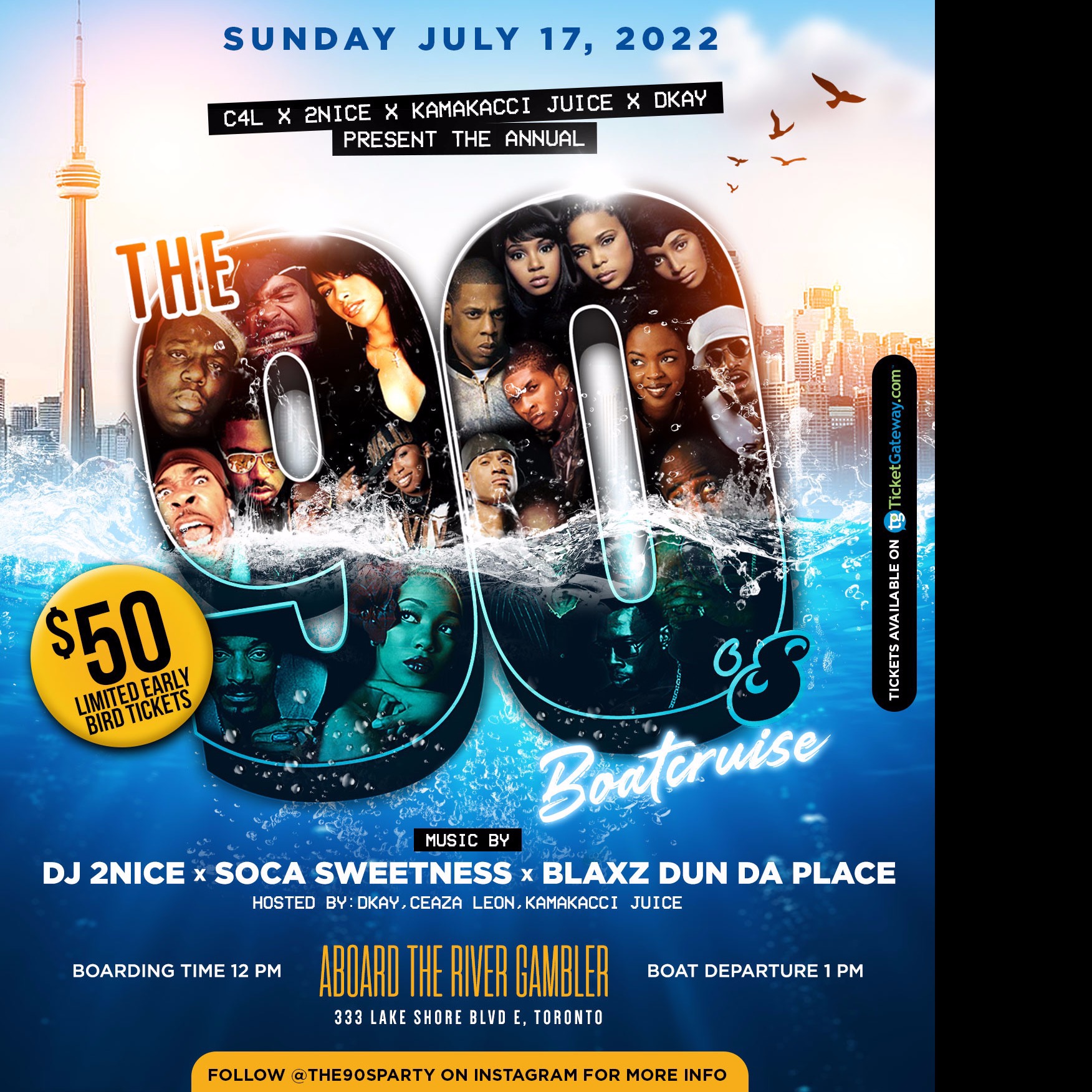 The 90sParty Boatcruise