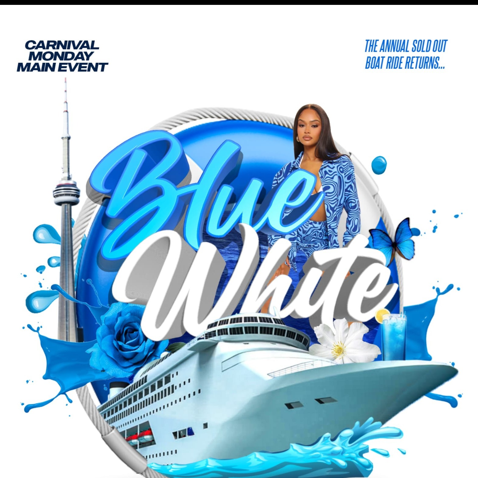Caribana's Annual Blue and White Boat Ride