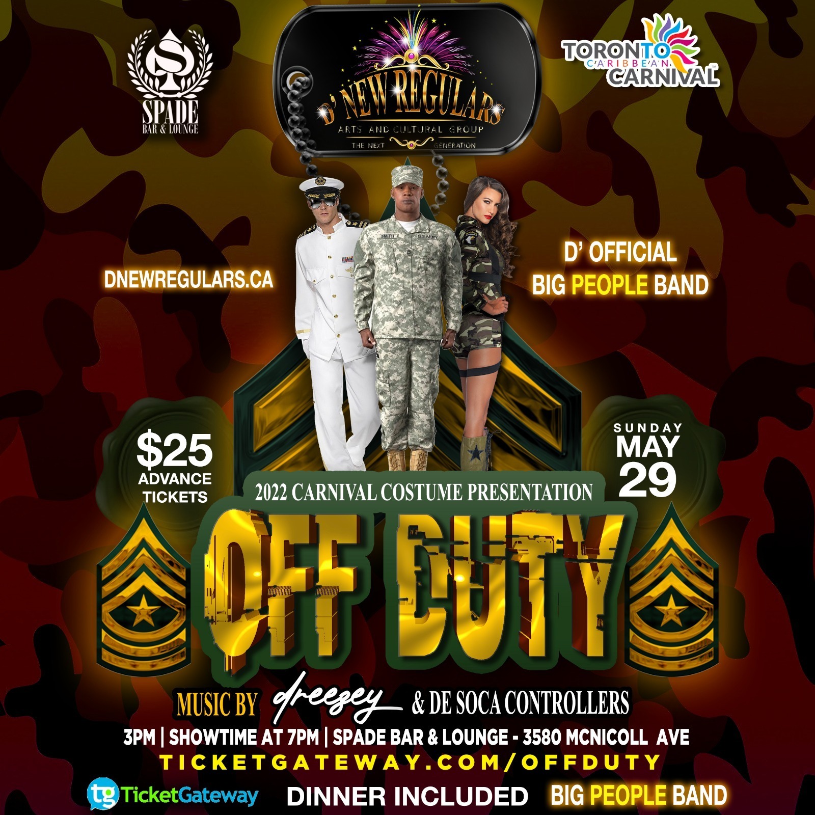 OFF DUTY: Presented by D' New Regulars