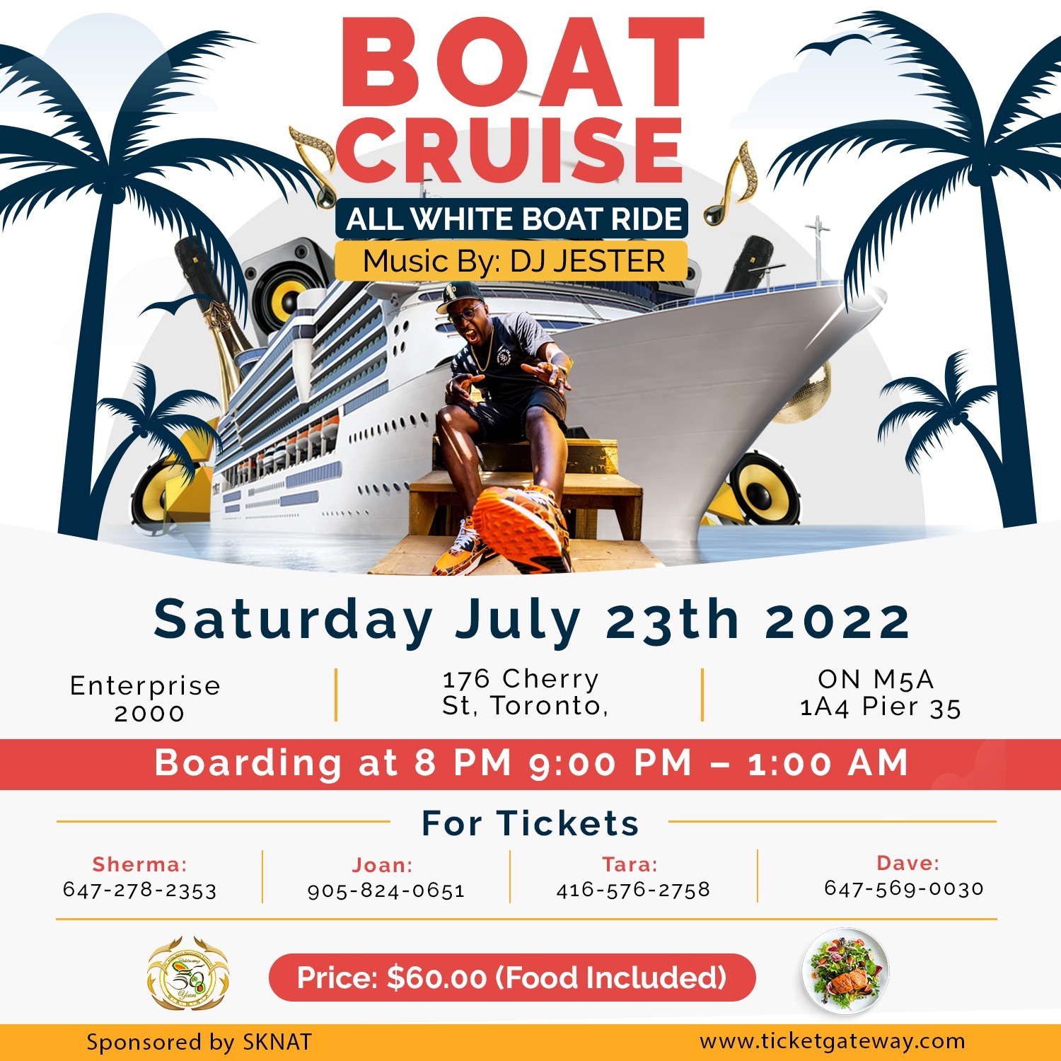 ALL WHITE BOAT RIDE | 2022