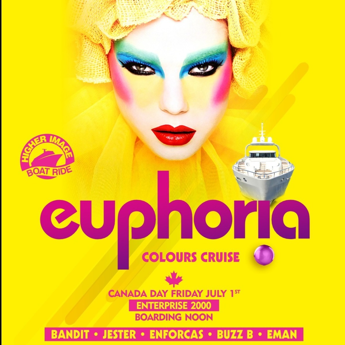 Euphoria Colours Cruise - Canada Day 