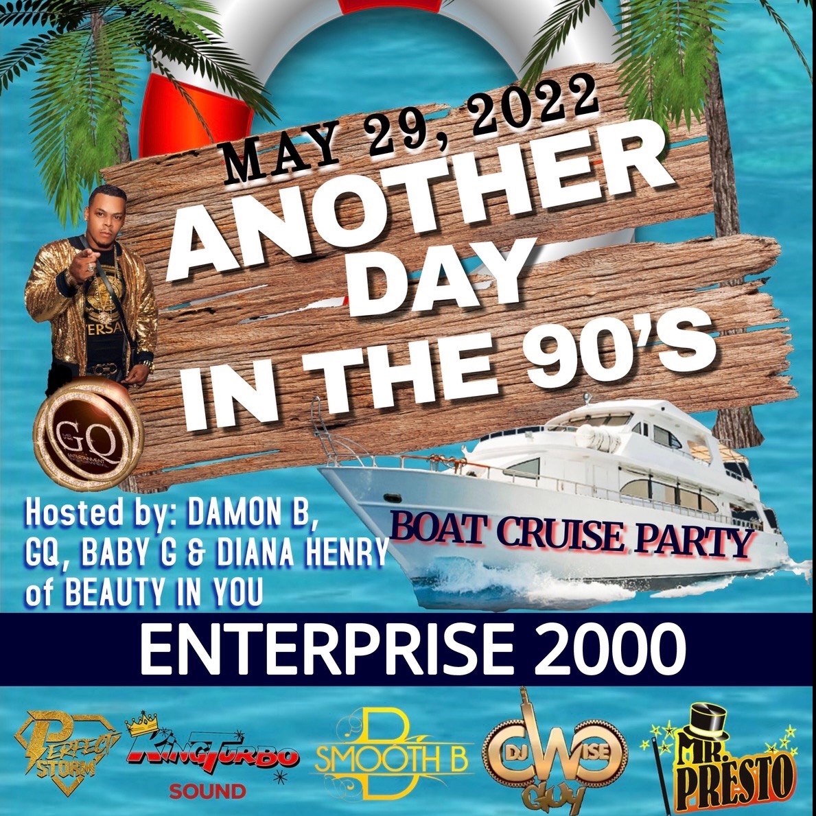 ANOTHER DAY IN THE 90’s  Boat Cruise