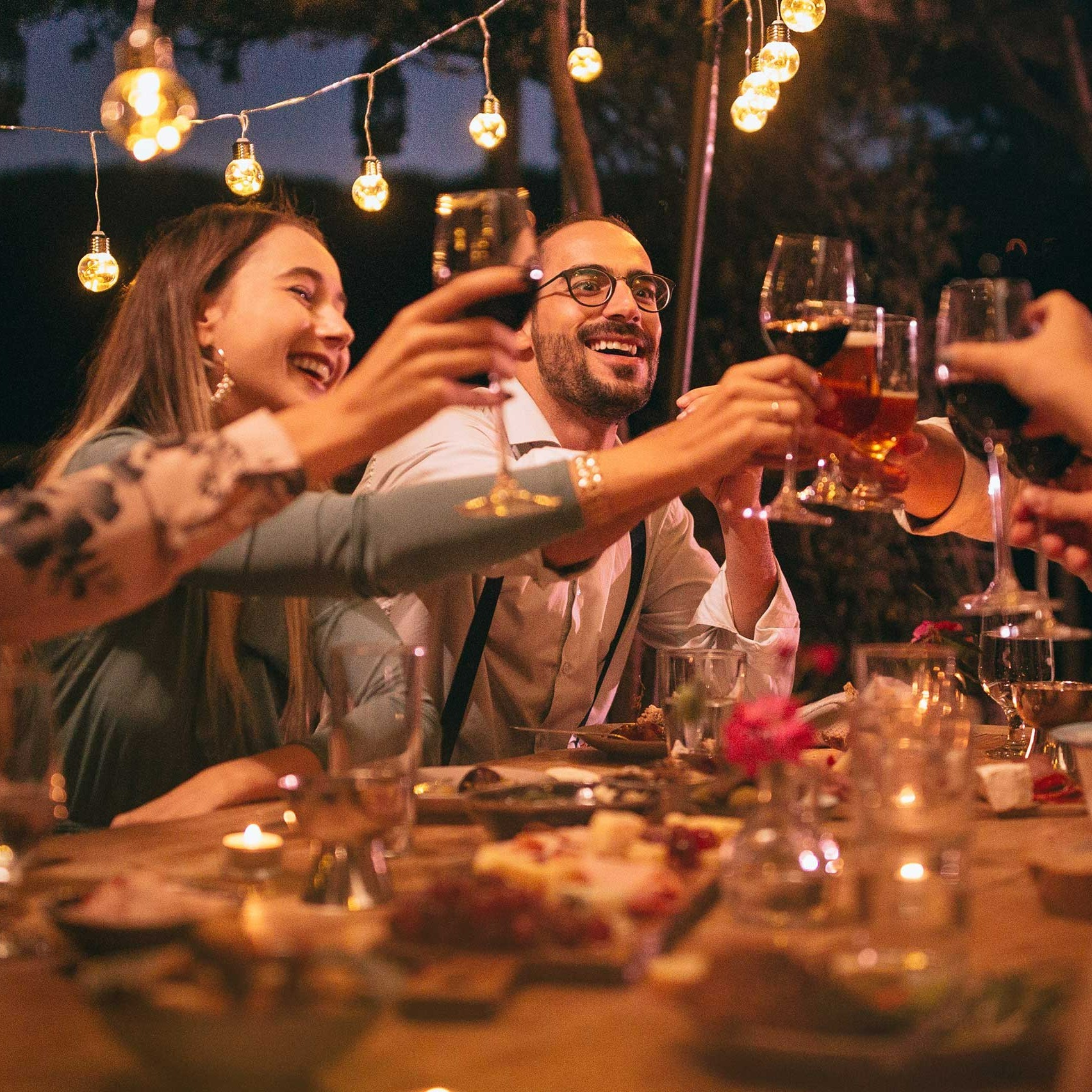 Home wine party