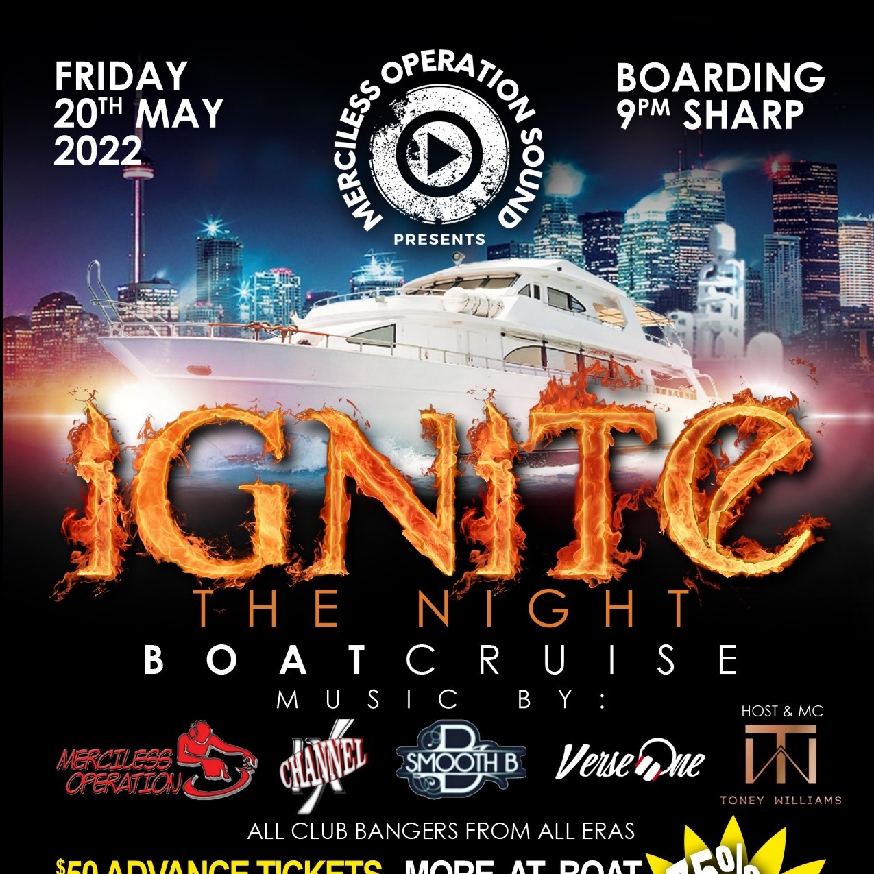 IGNITE THE NIGHT BOATCRUISE